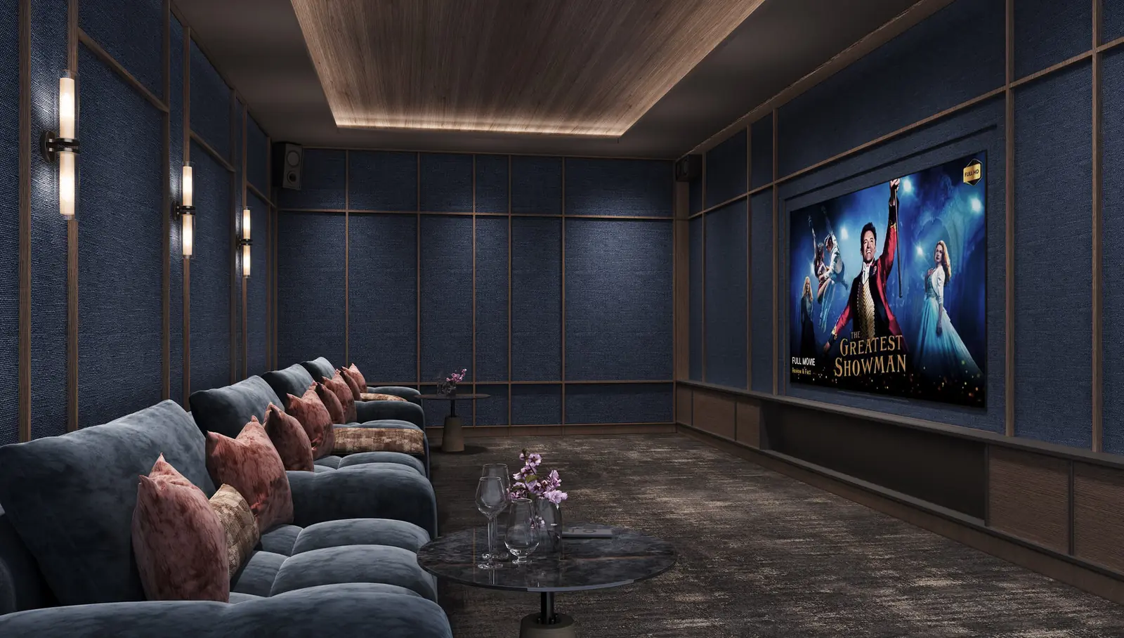 Sutera Suites private cinema room