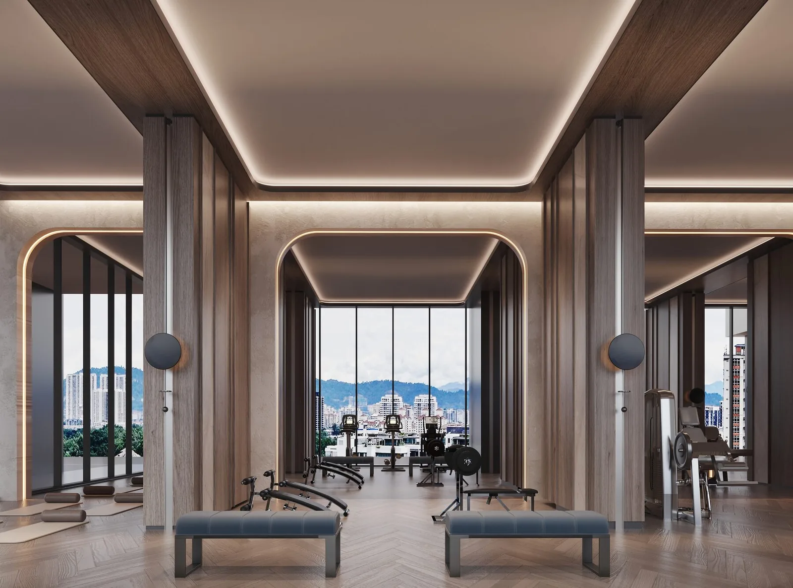Sutera Suites fitness lounge