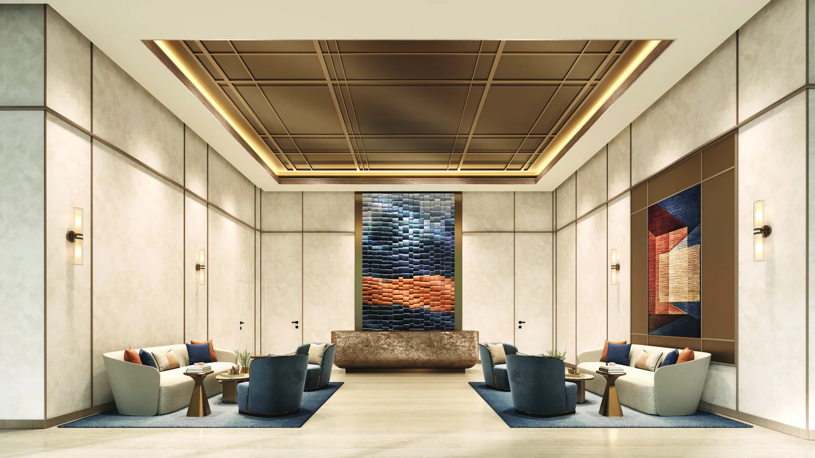 Sutera Suites reception area